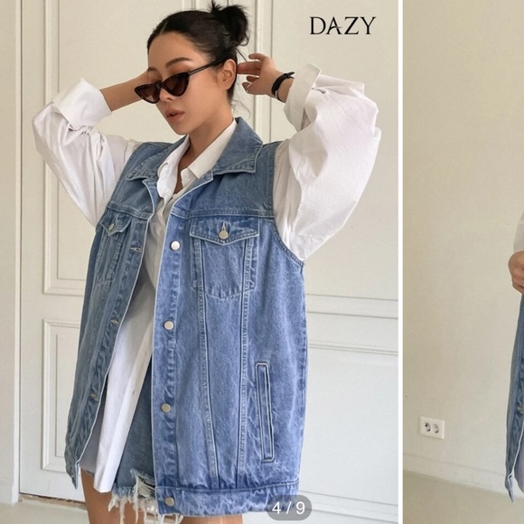 Zara denim Vest - Picture 1 of 7
